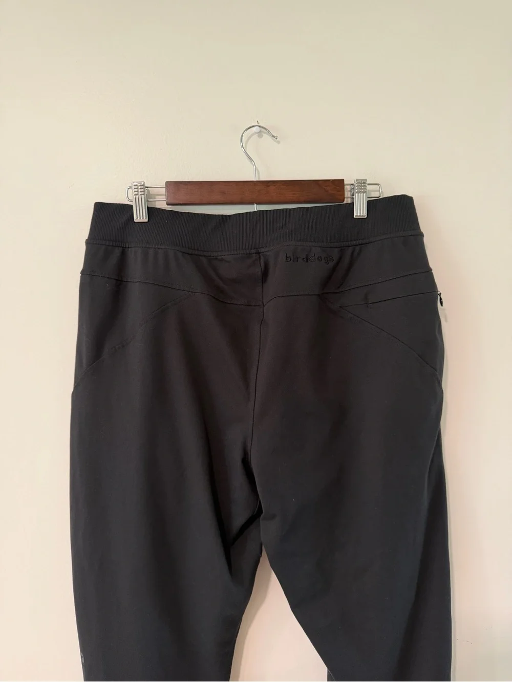 Birddog Black Men’s L Boom For Your Boomstick Lined Active Athleisure Joggers